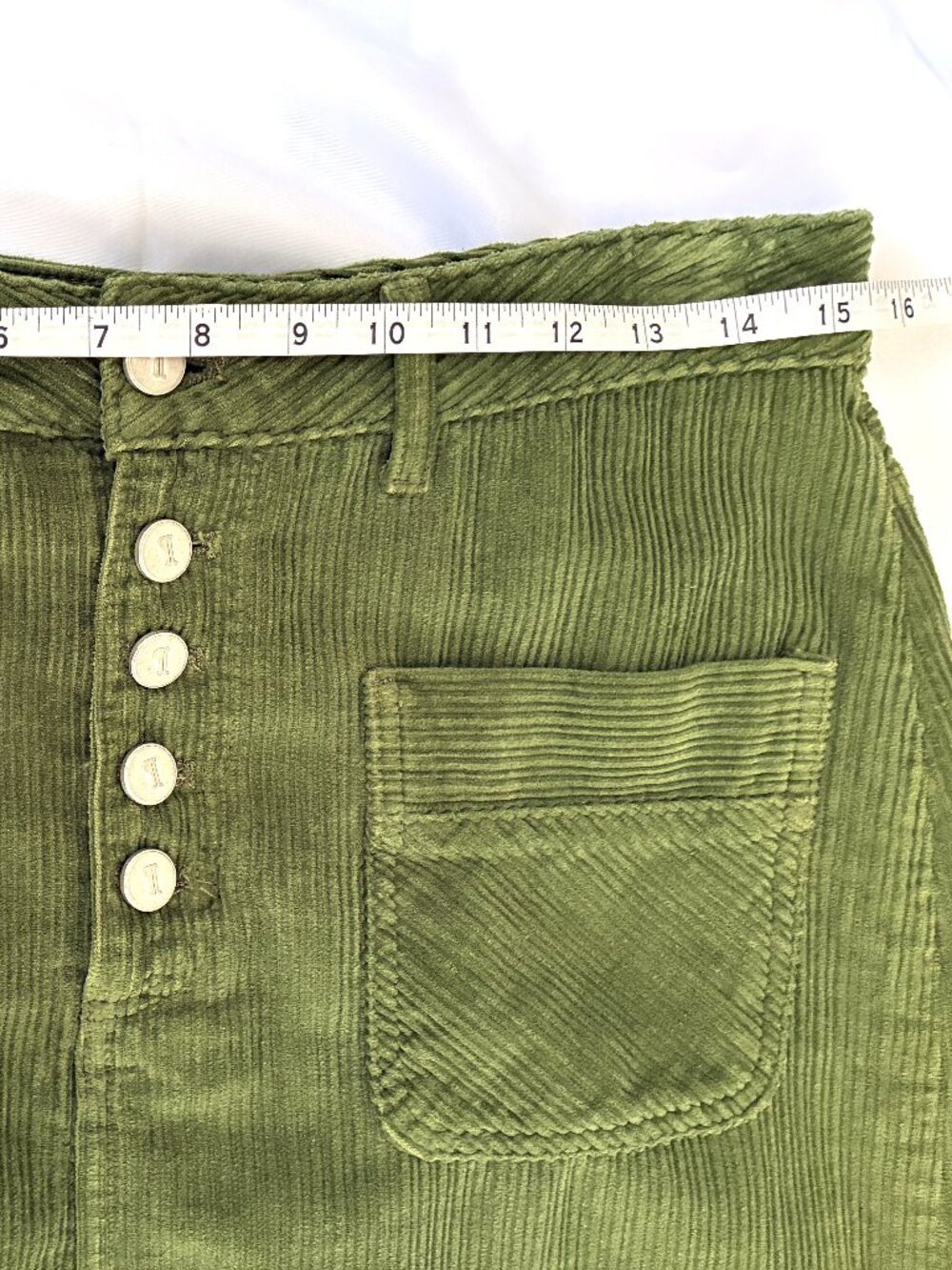 Anthropologie Pilcro Corduroy Pencil Skirt - Picture 7 of 12